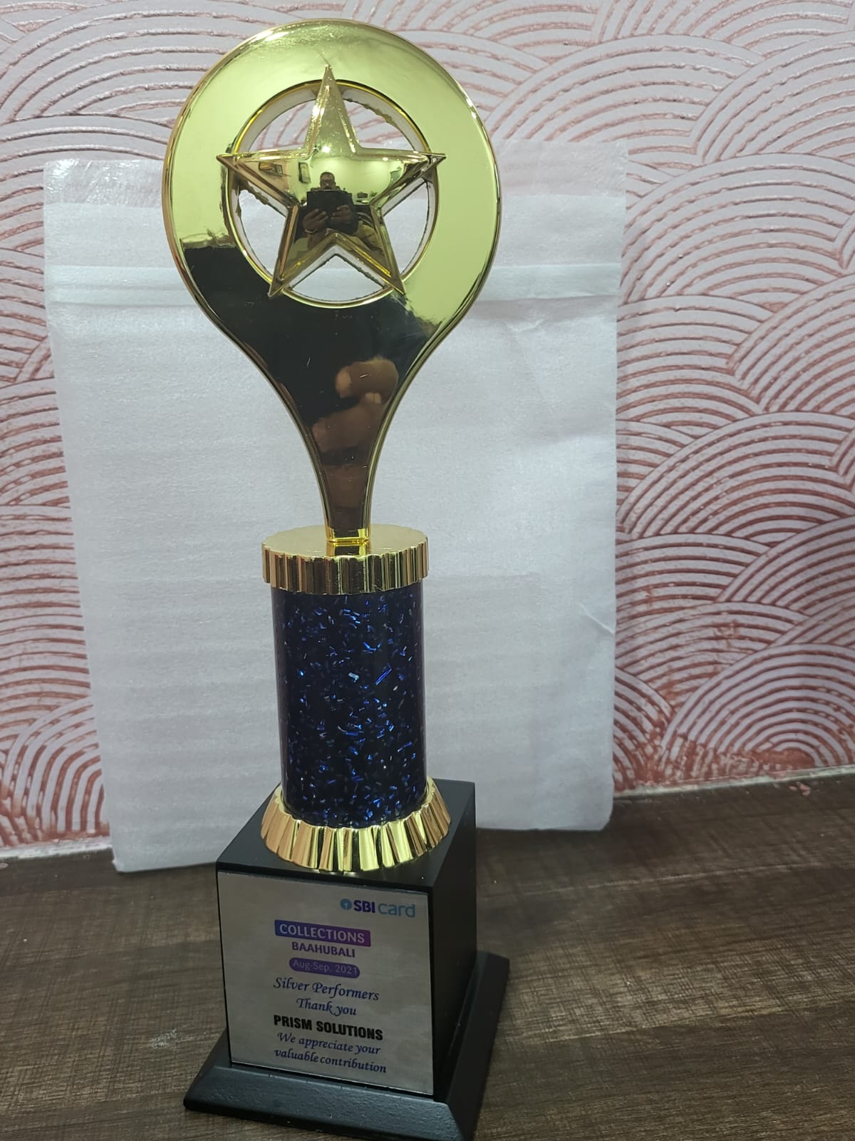 SBI Cards Silver Performers award